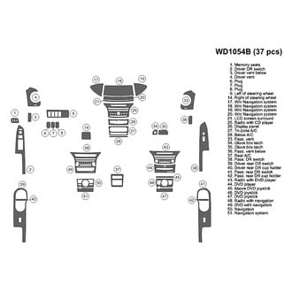 B&I® - 2D Blackwood Small Dash Kit (37 Pcs)