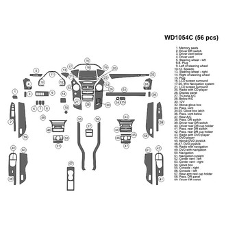 B&I® - 2D Blackwood Large Dash Kit (56 Pcs)