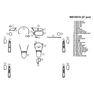 B&I® - 2D Blackwood Large Dash Kit (27 Pcs)
