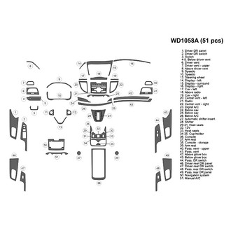 B&I® - 2D Blackwood Large Dash Kit (53 Pcs)