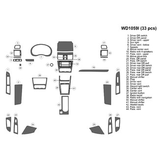 B&I® - 2D Blackwood Large Dash Kit (33 Pcs)
