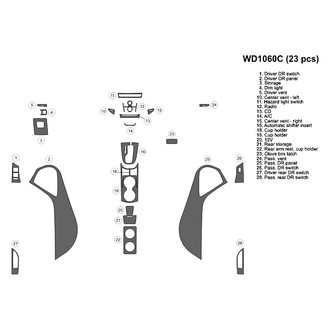 B&I® - 2D Dark Factory Match Medium Dash Kit (23 Pcs)