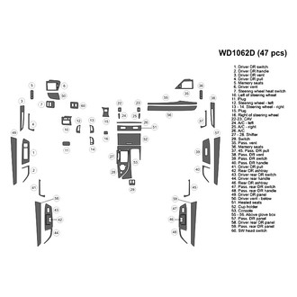 B&I® - 2D Blackwood Small Dash Kit (47 Pcs)