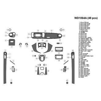 B&I® - 2D Blackwood Large Dash Kit (48 Pcs)