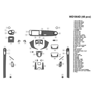 B&I® - 2D Blackwood Large Dash Kit (48 Pcs)