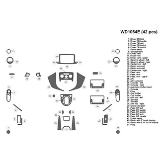 B&I® - 2D Blackwood Medium Dash Kit (42 Pcs)