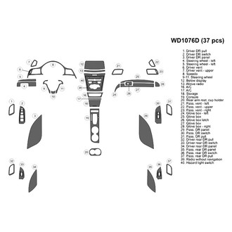 B&I® - 2D Blackwood Large Dash Kit (37 Pcs)