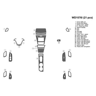 B&I® - 2D Blackwood Small Dash Kit (21 Pcs)