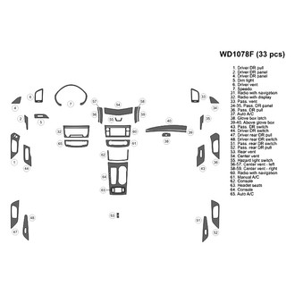 B&I® - 2D Blackwood Medium Dash Kit (33 Pcs)
