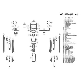 B&I® - 2D Blackwood Large Dash Kit (42 Pcs)