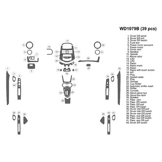 B&I® - 2D Blackwood Medium Dash Kit (39 Pcs)