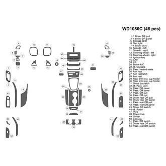 B&I® - 2D Blackwood Large Dash Kit (48 Pcs)
