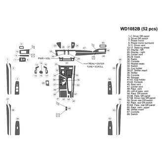 B&I® - 2D Blackwood Medium Dash Kit (53 Pcs)