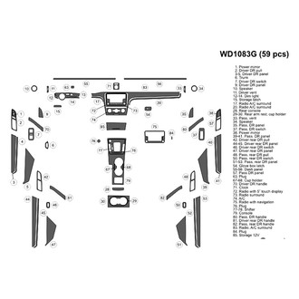 B&I® - 2D Blackwood Large Dash Kit (60 Pcs)
