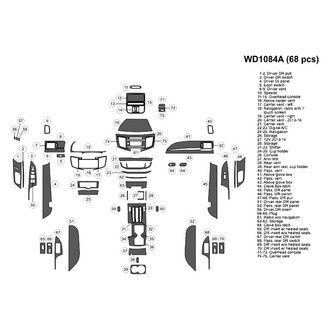 B&I® - 2D Blackwood Large Dash Kit (68 Pcs)