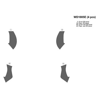 B&I® - 2D Blackwood Upgrade Kit (4 Pcs) Dash Kit