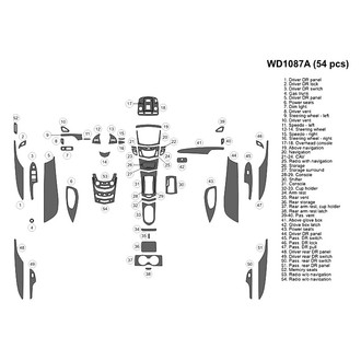 B&I® - 2D Blackwood Large Dash Kit (54 Pcs)