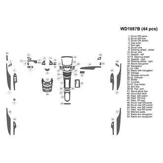 B&I® - 2D Blackwood Medium Dash Kit (44 Pcs)