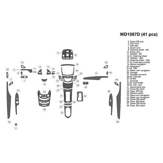 B&I® - 2D Blackwood Large Dash Kit (41 Pcs)