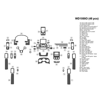 B&I® - 2D Blackwood Large Dash Kit (48 Pcs)