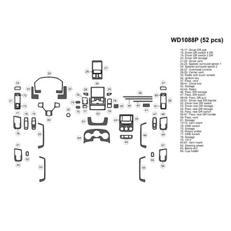 B&I® - 2D Blackwood Large Dash Kit (48 Pcs)
