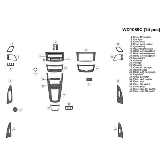 B&I® - 2D Blackwood Small Dash Kit (24 Pcs)