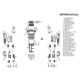 B&I® - 2D Blackwood Large Dash Kit (55 Pcs)