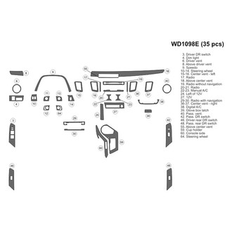 B&I® - 2D Blackwood Medium Dash Kit (35 Pcs)