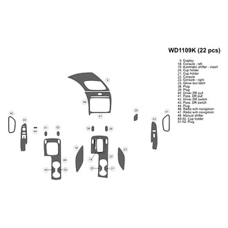 B&I® - 2D Blackwood Medium Dash Kit (22 Pcs)