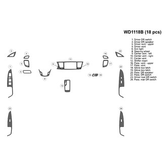 B&I® - 2D Factory Match Small Dash Kit (18 Pcs)