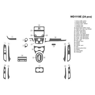 B&I® - 2D Blackwood Large Dash Kit (24 Pcs)