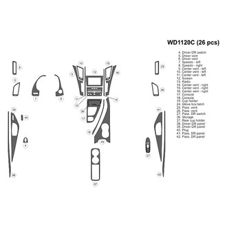 B&I® - 2D Blackwood Large Dash Kit (26 Pcs)