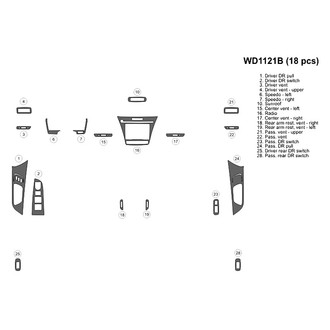 B&I® - 2D Factory Match Small Dash Kit (18 Pcs)