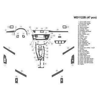 B&I® - 2D Blackwood Medium Dash Kit (47 Pcs)