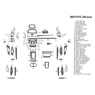 B&I® - 2D Blackwood Large Dash Kit (56 Pcs)