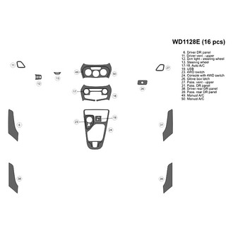 B&I® - 2D Blackwood Small Dash Kit (16 Pcs)