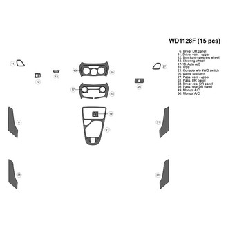 B&I® - 2D Blackwood Small Dash Kit (15 Pcs)