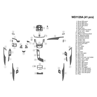 B&I® - 2D Blackwood Large Dash Kit (41 Pcs)