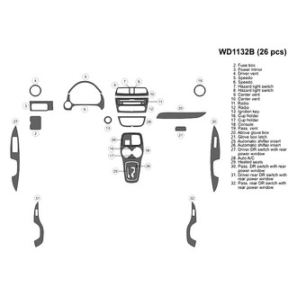 B&I® - 2D Blackwood Large Dash Kit (26 Pcs)