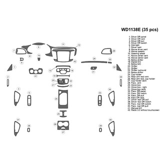 B&I® - 2D Blackwood Medium Dash Kit (35 Pcs)