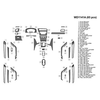 B&I® - 2D Blackwood Large Dash Kit (67 Pcs)