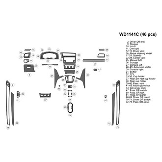 B&I® - 2D Blackwood Large Dash Kit (46 Pcs)