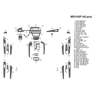 B&I® - 2D Blackwood Large Dash Kit (42 Pcs)