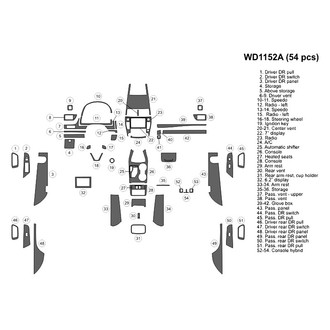 B&I® - 2D Blackwood Large Dash Kit (54 Pcs)