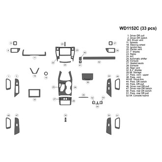 B&I® - 2D Blackwood Small Dash Kit (33 Pcs)