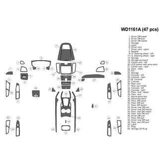B&I® - 2D Blackwood Large Dash Kit (47 Pcs)