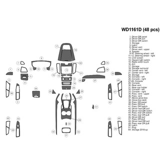 B&I® - 2D Blackwood Large Dash Kit (48 Pcs)