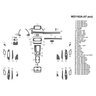 B&I® - 2D Blackwood Large Dash Kit (47 Pcs)