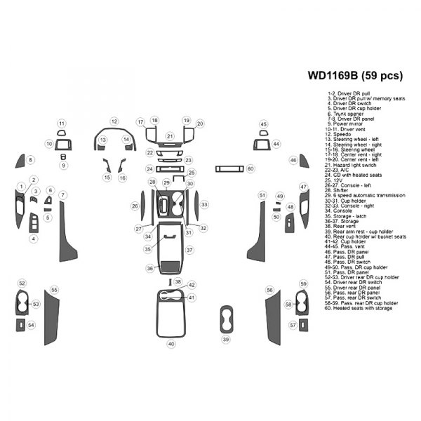 B&I® - 2D Large Dash Kit