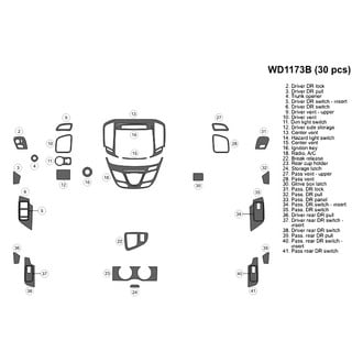B&I® - 2D Blackwood Small Dash Kit (30 Pcs)